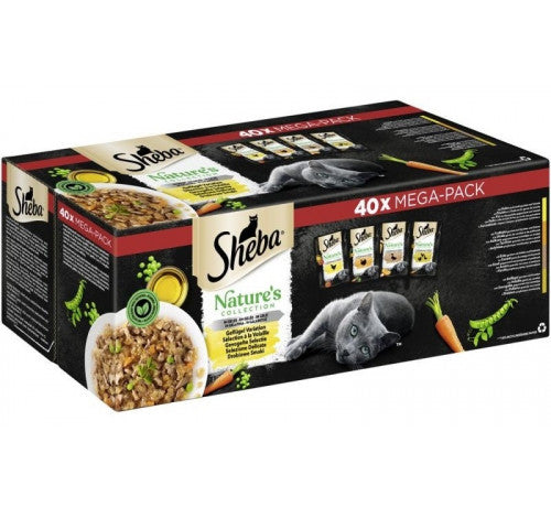 Sheba Busta Nature's Collection Selezione Delicata in Gel 40X85 gr Sheba Busta Nature's Collection Selezione Delicata in Gel 40X85 gr
